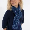 Danenordby Scarf Cold Blue FLEURIE