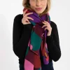 Danenordby Scarf Dark Bordeaux SWANOSCOPE