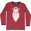 Danenorthpole Tee Navy/Bright Red FREJA
