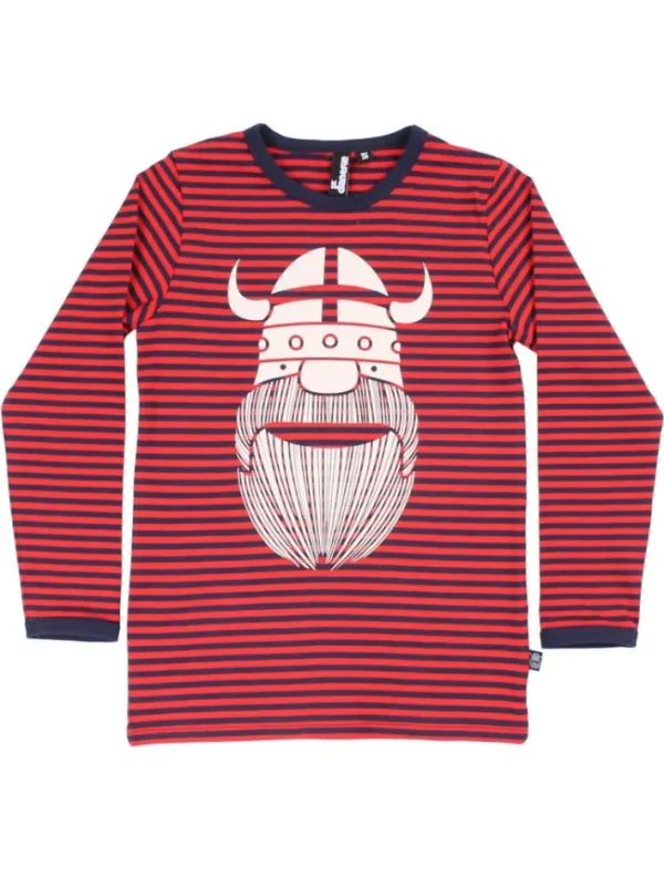 Danenorthpole Tee Navy/Bright Red ERIK