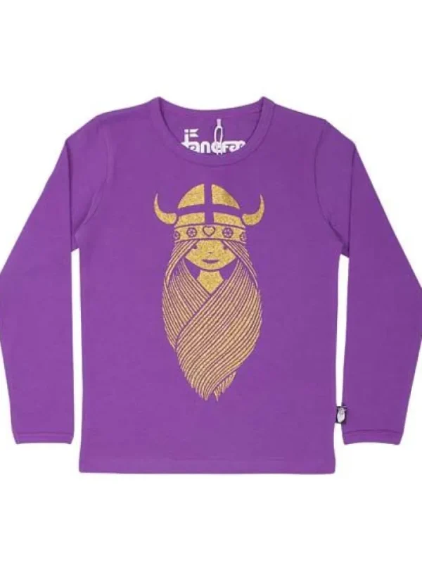 Danenorthpole Tee Purple FREJA (gold)