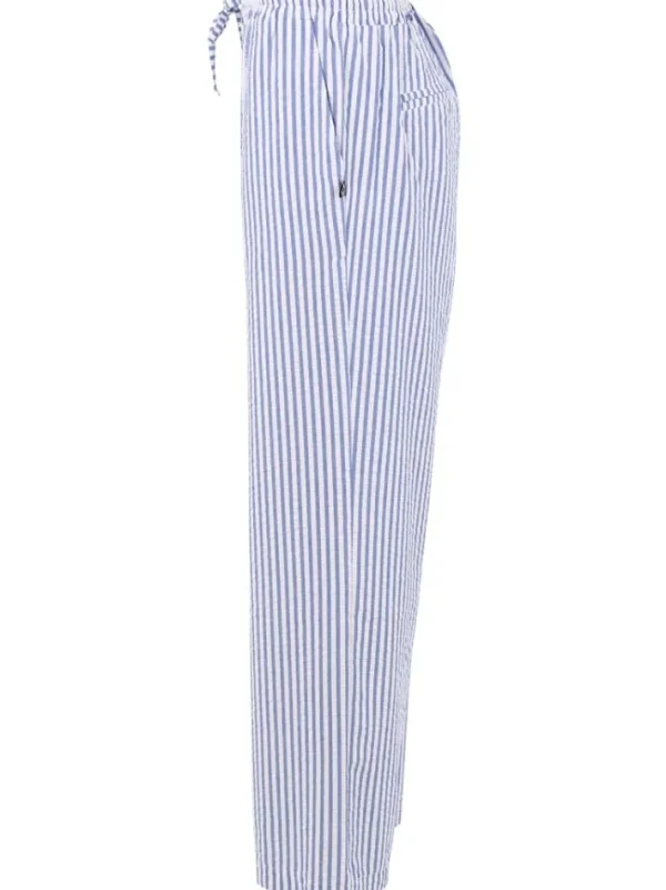 Danenynne Searsucker Pants Navy/Chalk