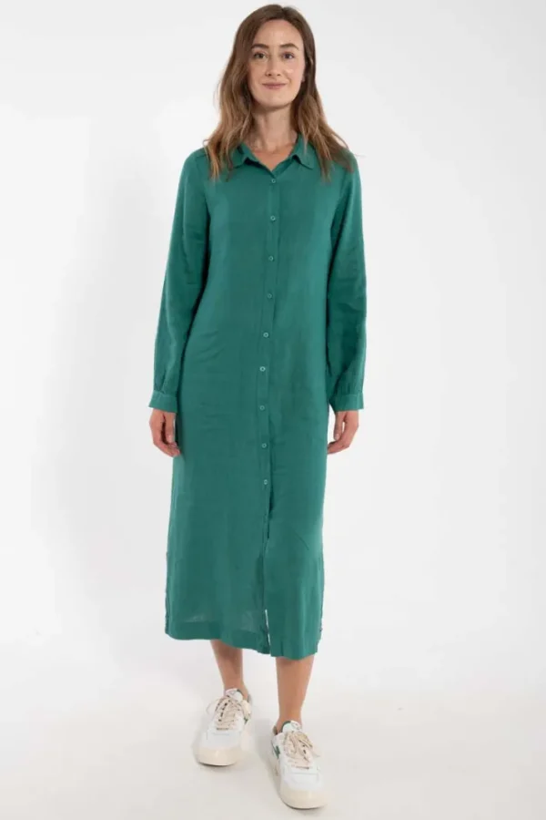 Danepippi Modal Linnen Dress Light Slate