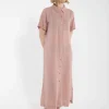 Danepippi SS Modal Linnen Dress Rose Beige