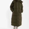 Danepuffin Down Winter Coat Warm Khaki