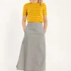 Daneradisse Light Canvas Skirt Milkboy Stripe
