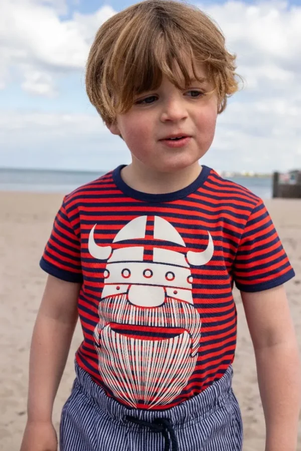 Danerainbow Ringer Navy/Bright Red ERIK