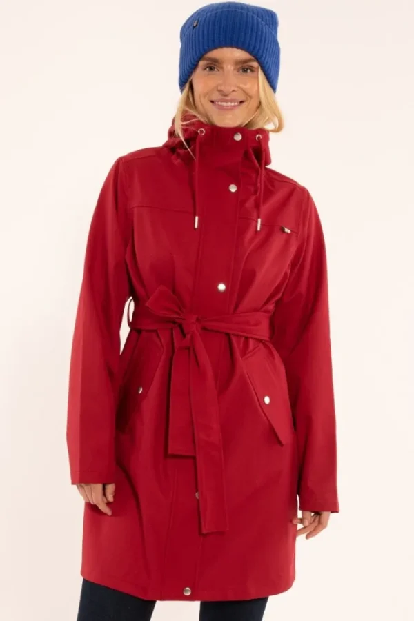 Danerainlover Raincoat Dark Red