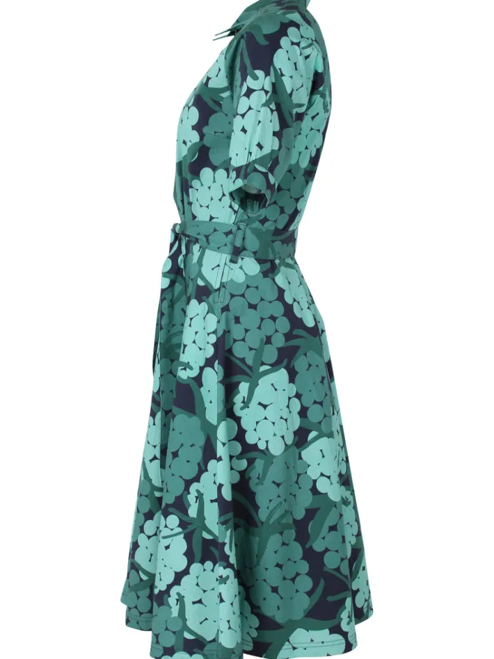 daneribe_poplin_stretch_s_4.webp Daneribe Poplin Stretch SS Dress Dk Navy MAXIBERRY