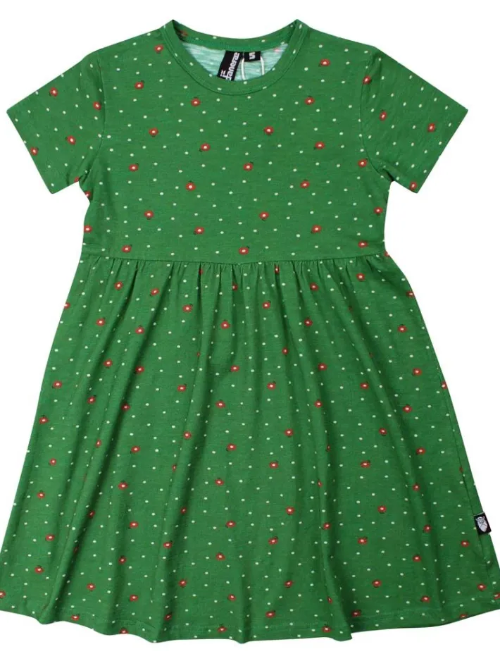 daneshellfish_slub_dress__3.webp Daneshellfish Slub Dress Grass Green SPRINKLE