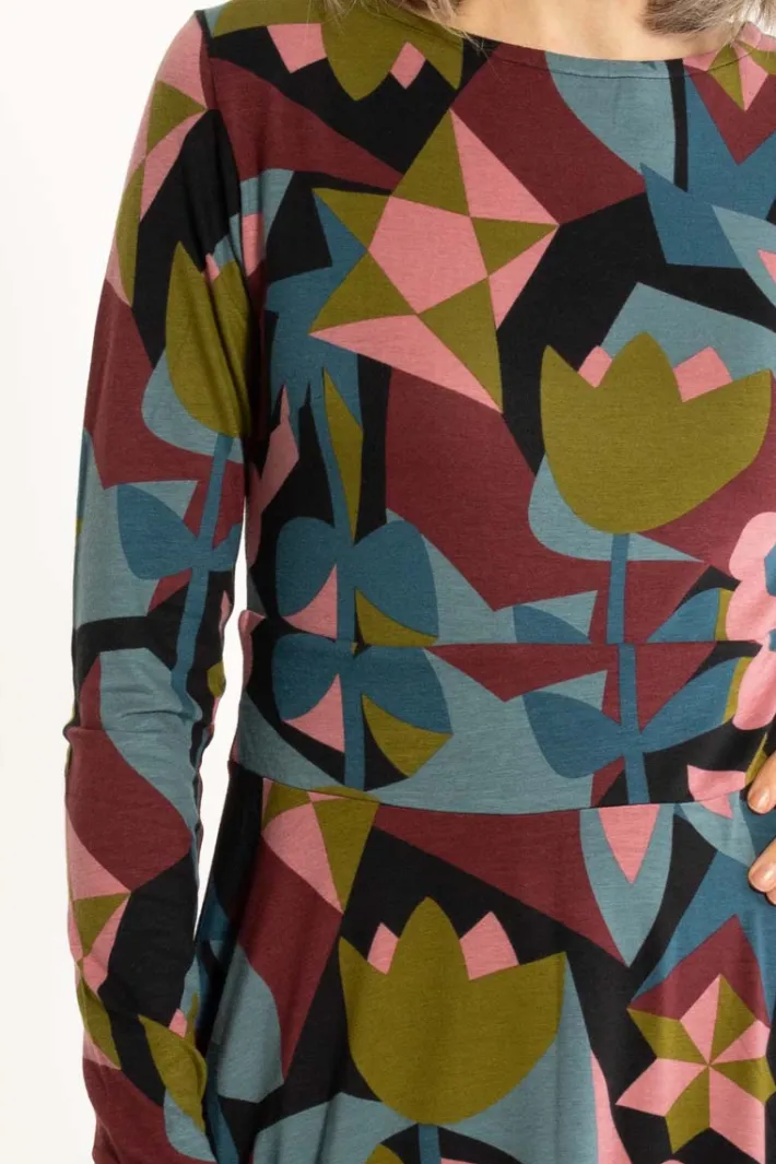 danesigrid_modal_dress_bl_2.webp Danesigrid Modal Dress Black GEOFLEUR