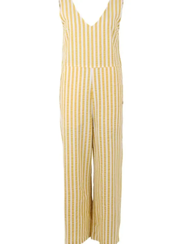 Danesolstice Searsucker Suit Faded Yellow/Chalk