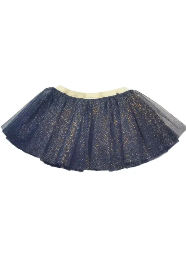 Danesparkle Skirt Navy Glitter