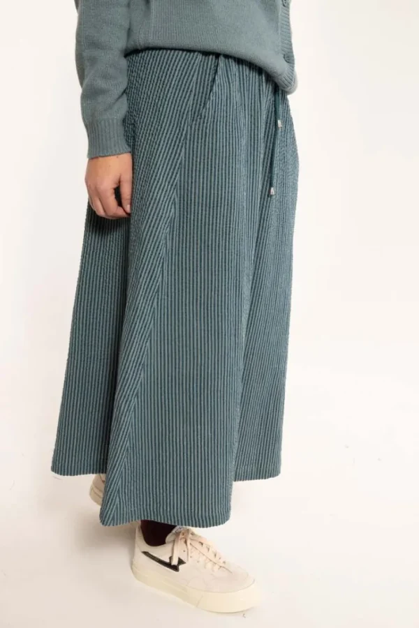 Danespresso Searsucker Skirt Dark Slate/Blue Grey