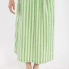 Danespresso Seersucker Skirt Bright Green/Chalk