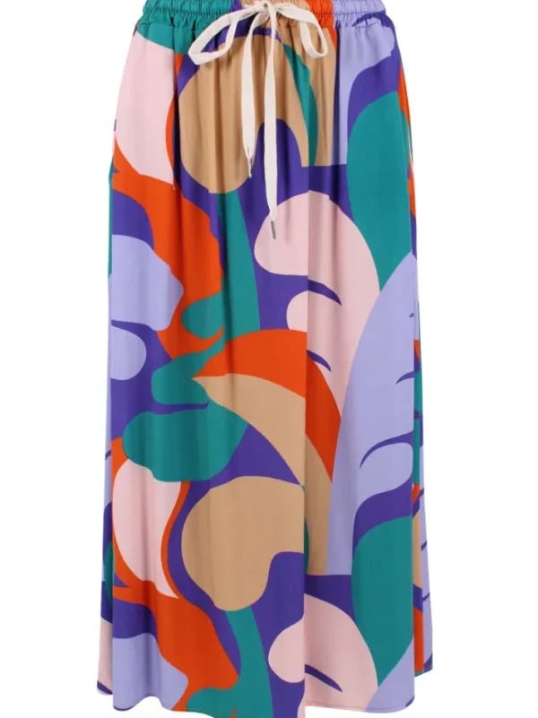 Danespresso Viscose Skirt Cold Purple TROPS