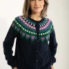Danesweetheart Cotton Knit Cardigan Dark Navy