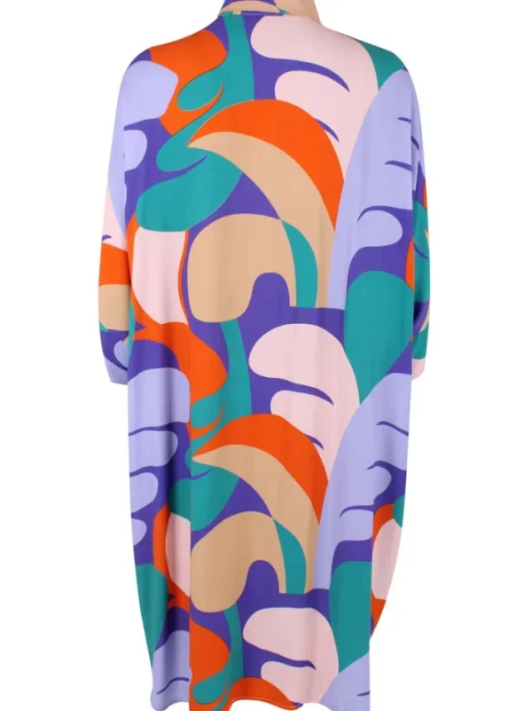 Danetiki Viscose Dress Cold Purple TROPS