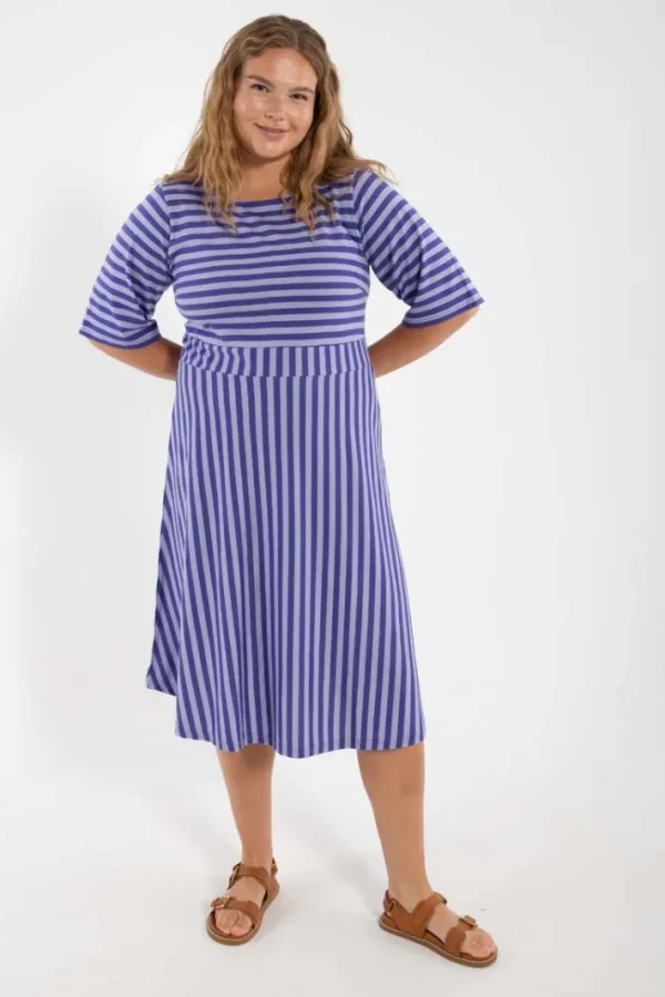 Daneviborg Flat Modal Dress Cold Purple/Lilla