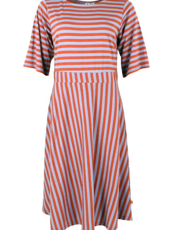 Daneviborg Flat Modal Dress Light Rust/Purple