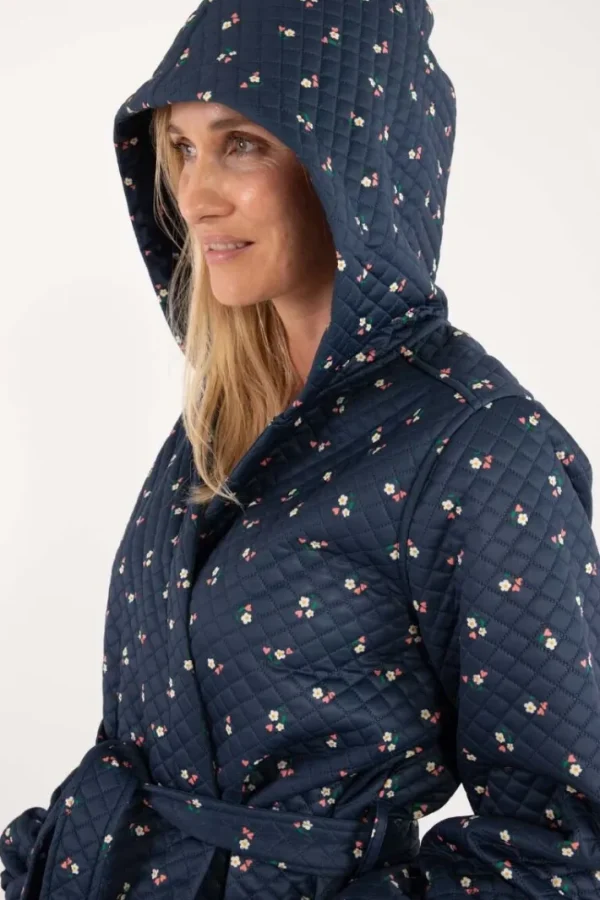 Daneviking Robe Navy MINI FLOWER