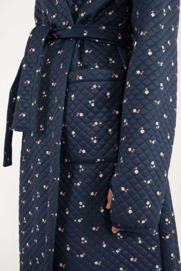 Daneviking Robe Navy MINI FLOWER