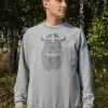 Daneviking Sweat - Grey Melange ERIK