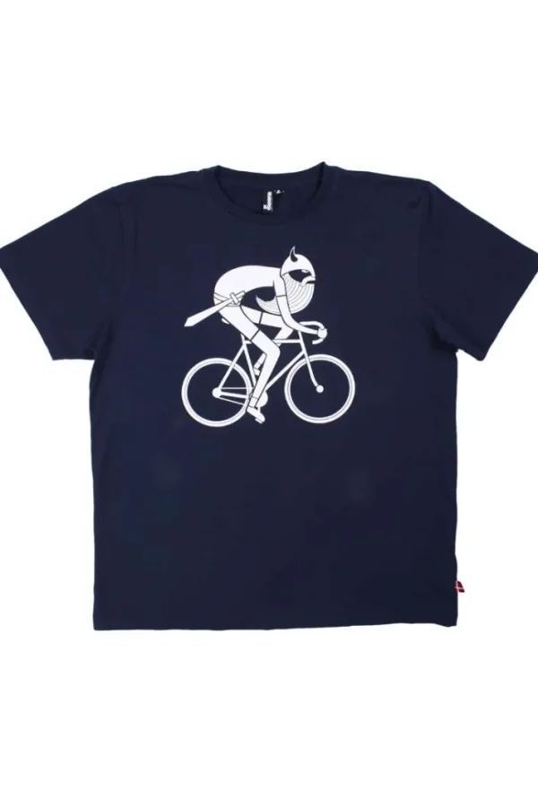 Daneviking Tee Navy BIKING VIKING