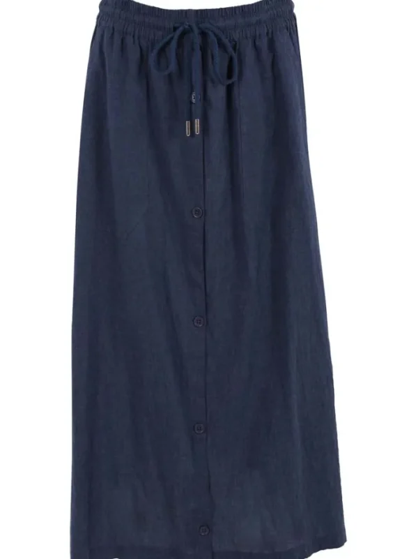 Danevisit Chambrey Skirt Dark Chambrey