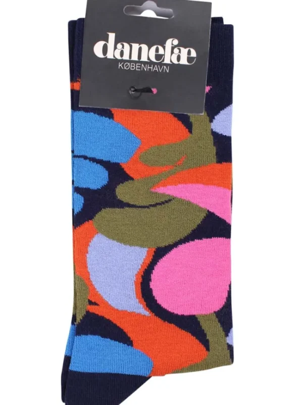 Danewalk With Me Socks Dk Navy TROPS
