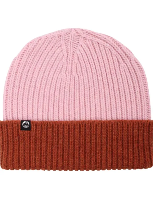 Danewarm Thoughts Merino Beanie Gentle Rose/Rust