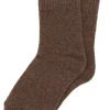 Danish Winter Wool Socks Coffee