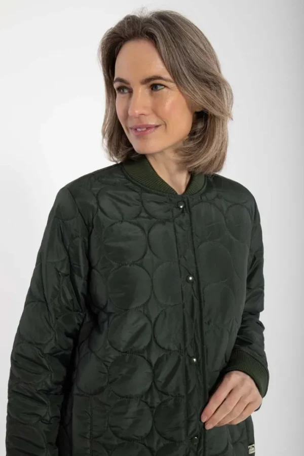 Danyesplease Thermo Coat Dark Army