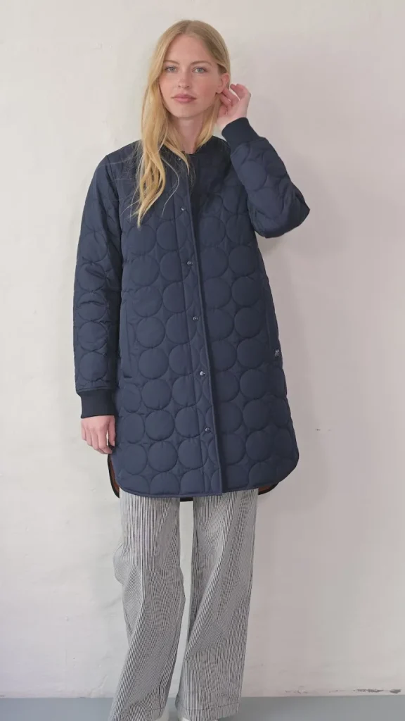 Danyesplease Thermo Coat Dark Navy