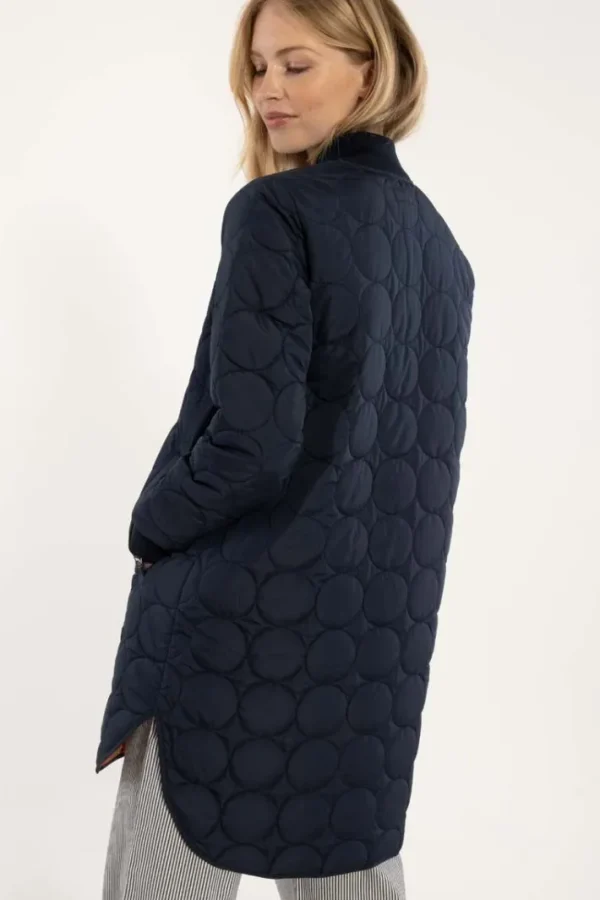 Danyesplease Thermo Coat Dark Navy