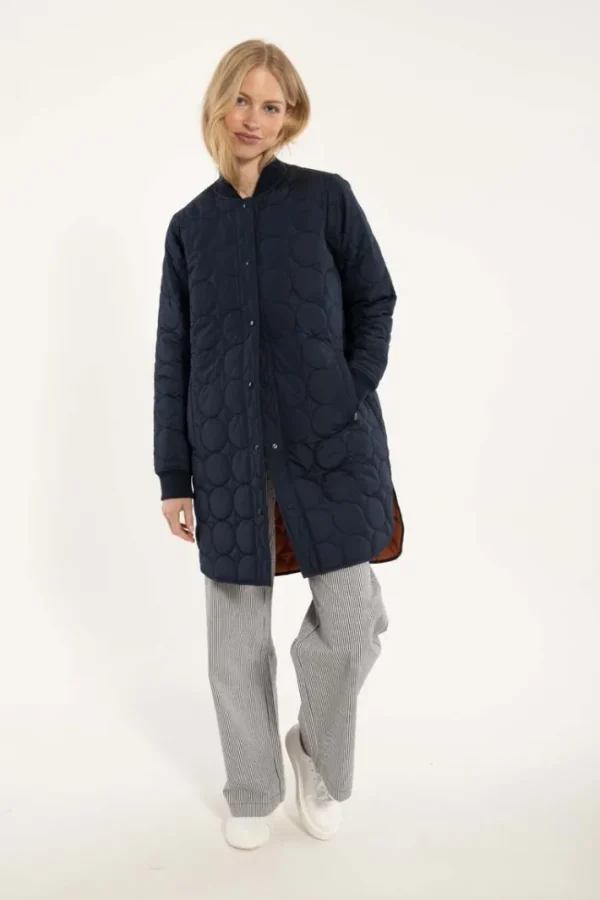 Danyesplease Thermo Coat Dark Navy