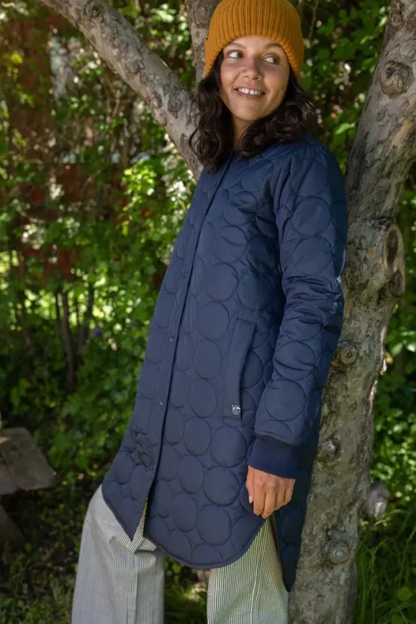 Danyesplease Thermo Coat Dark Navy