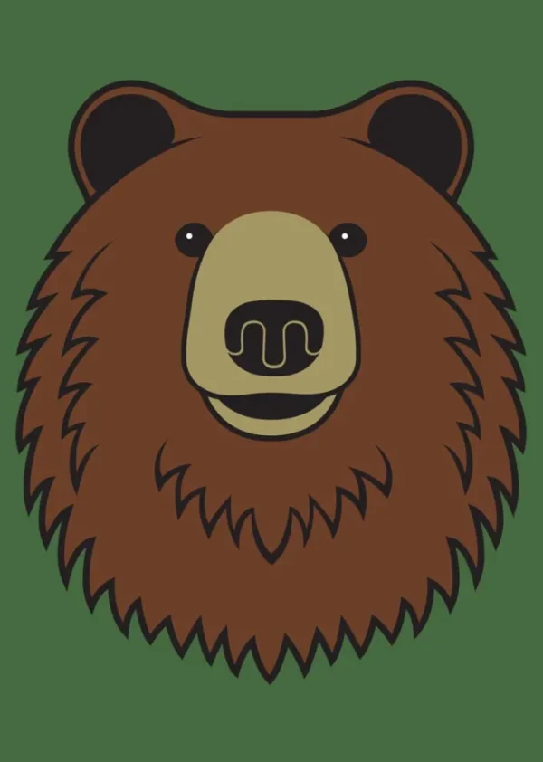 DYR Postcard Army BRUNBJOERN