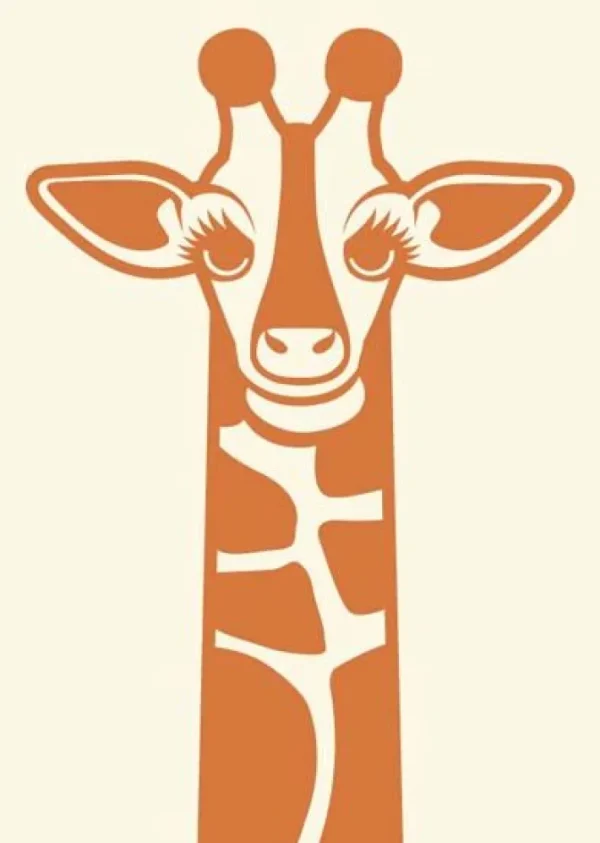 DYR Postcard Chalk GIRAF