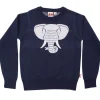 Dyrarctic Cotton Sweater Dk Navy ELEFANT