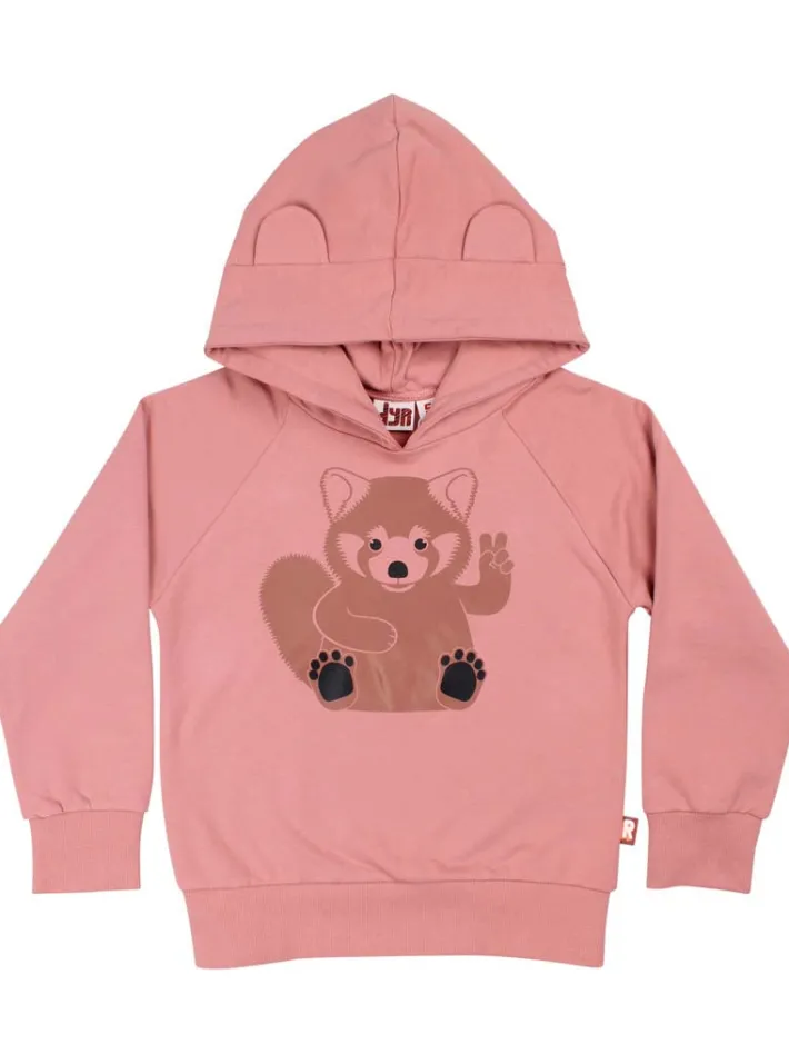 dyrbellow_hoodie_antique__2.webp Dyrbellow Hoodie Antique Rose PEACE ROED PANDA