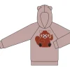 Dyrbellow Hoodie Rose Beige PEACE ROED PANDA
