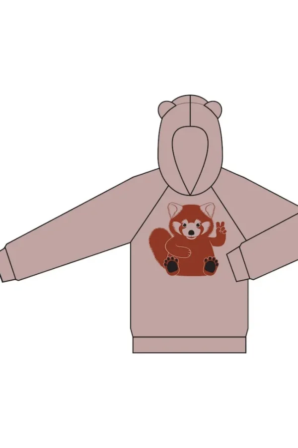 Dyrbellow Hoodie Rose Beige PEACE ROED PANDA