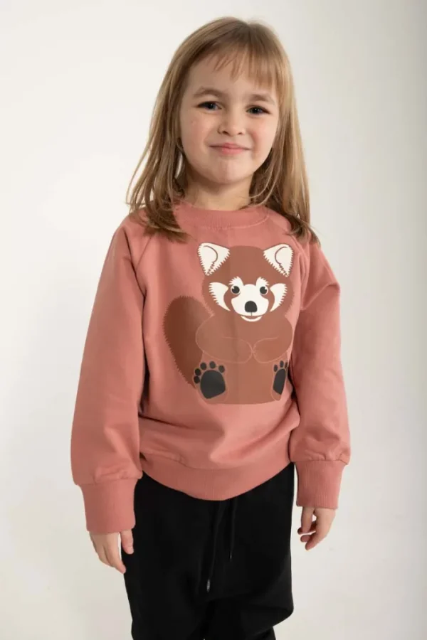 Dyrbellow Sweat Antique Rose ROED PANDA