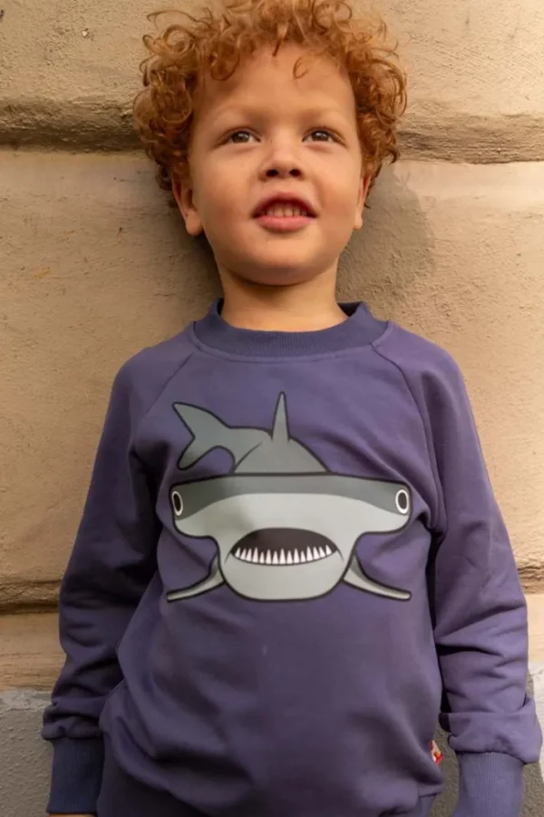 Dyrbellow Sweat Grey Marine HAMMERHAJ