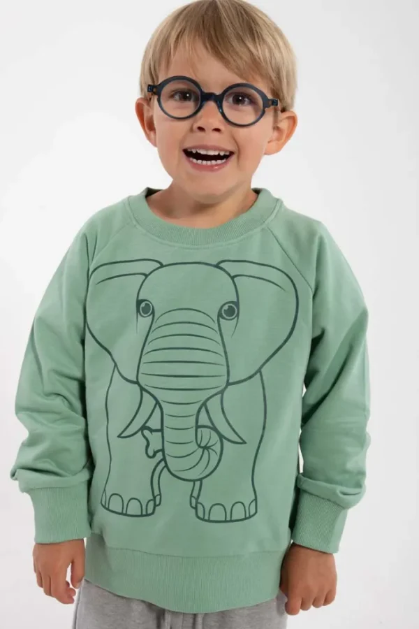 Dyrbellow Sweat Herb Green OUTLINE ELEFANT