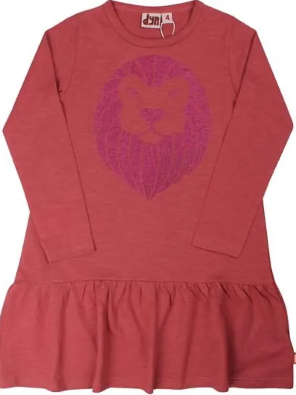 Dyrbirdy Dress Dk Rose LØVE