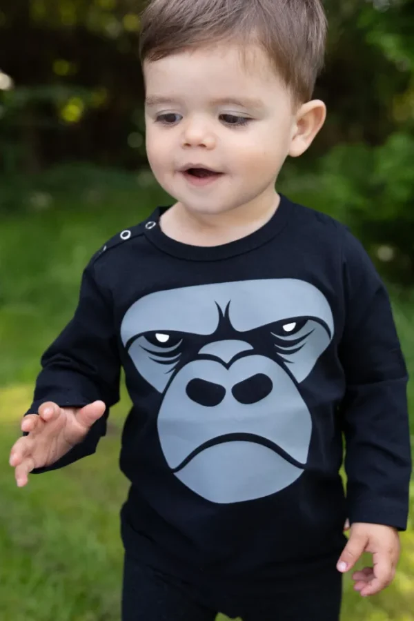 Dyrcritter Baby T Black GORILLA