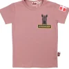Dyrepasser T-shirt Dk Rose Beige ZEBRA