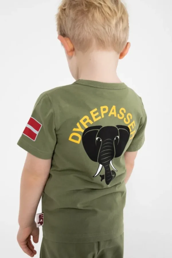 Dyrepasser T-shirt Sage ELEFANT